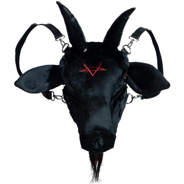 Baphomet Goathead Plush Backpack