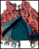 *Product note* This dress is completely open down the front of the skirt because it is a "corset dress." The steel boned corset is built according to normal tight-lacing standards but the fabric extends down the front and back creating a "dress" like look. This can be worn alone, but with black leggings or a black ruffled petticoat can/should be added for warmth or modesty considerations. *Product note* This dress is completely open down the front of the skirt because it is a "corset dress." The steel boned corset is built according to normal tight-lacing standards but the fabric extends down the front and back creating a "dress" like look. This can be worn alone, but with black leggings or a black ruffled petticoat can/should be added for warmth or modesty considerations.